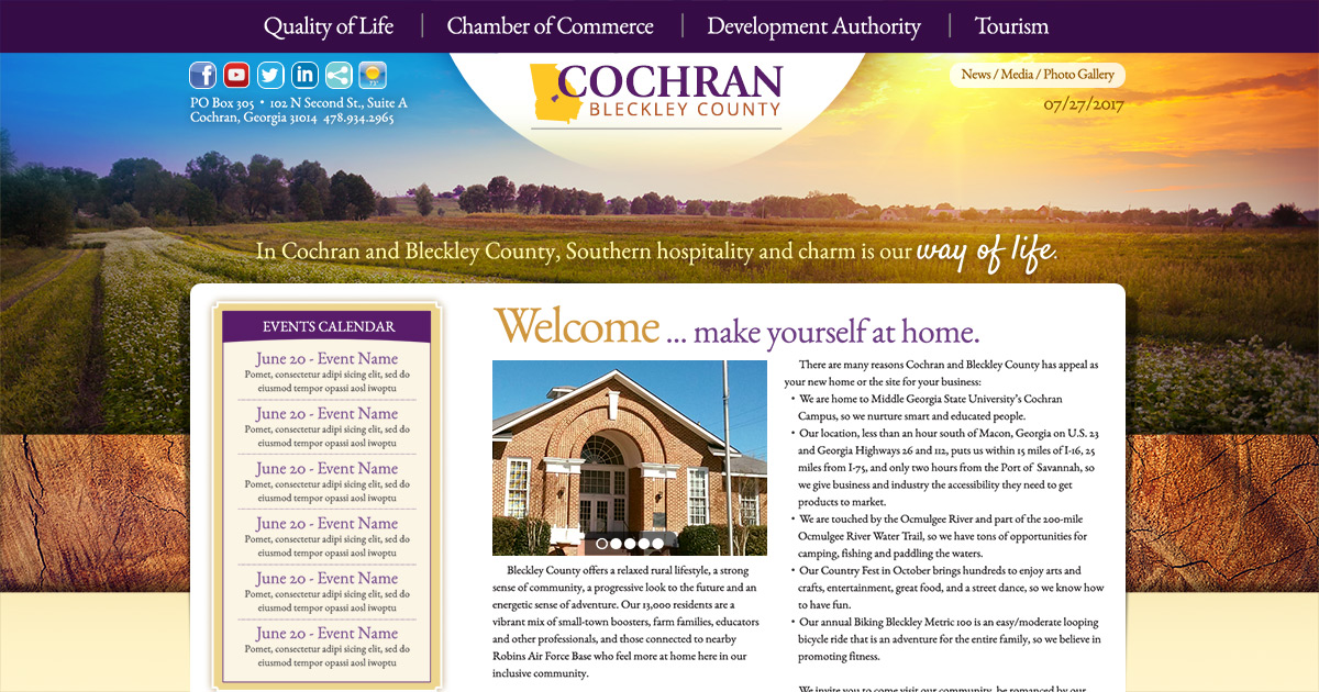 Cochran Bleckley, GA | Area Activities